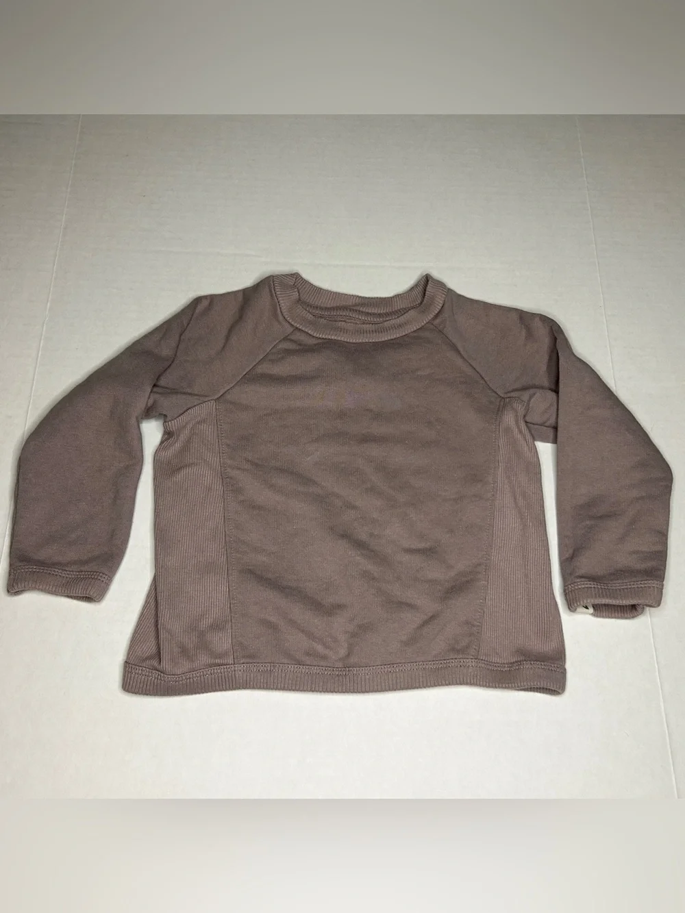 Easy Peasy Kids' Size 3T Brown/Purple Crewneck Sweatshirt